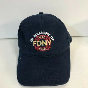 Vintage 2001 FDNY Fire Fighter Fighting New York WTC 9/11 World Trade Center Hat